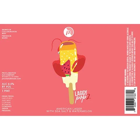 Proclamation Laggy Pop 2 Lager