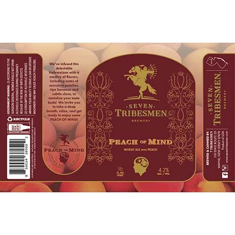 Seven Tribesmen Peach Of Mind Wheat Ale