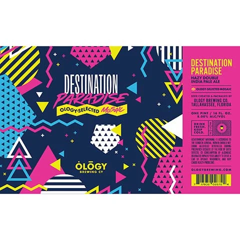 Ology Destination Paradise (Mosaic) Hazy Double IPA