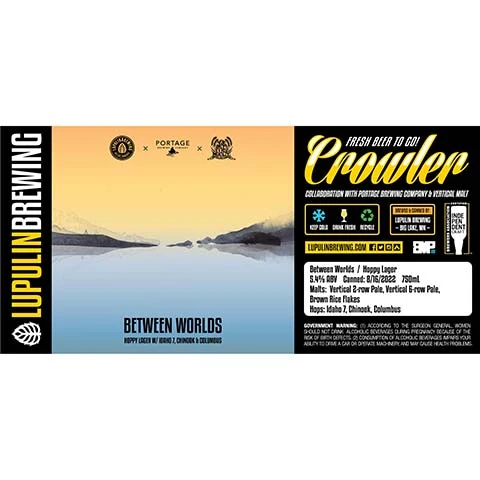 Lupulin Between Worlds Hoppy Lager