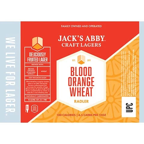 Jack's Abby Blood Orange Wheat Radler
