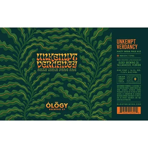 Ology Unkempt Verdancy Hazy IPA