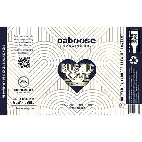 Caboose Rustic Love Hazy IPA