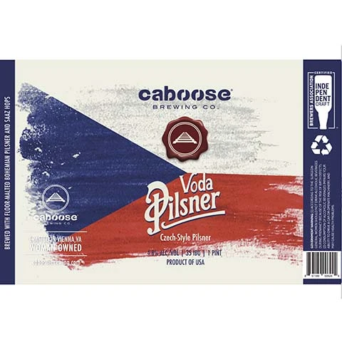 Caboose Voda Pilsner