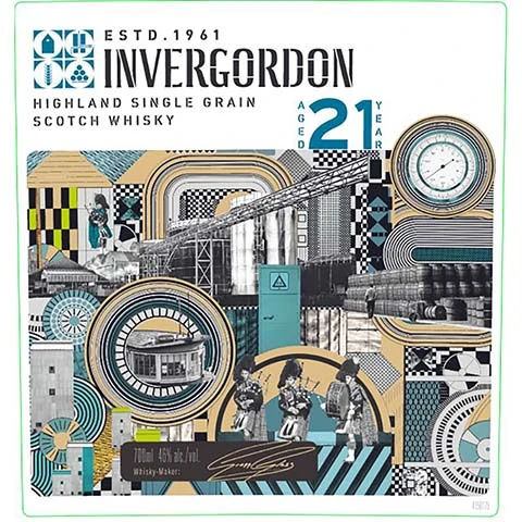 Invergordon 21-Year-Old Highland Single Grain Scotch Whisky
