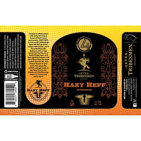 Seven Tribesmen Hazy Heff Hefeweizen Ale