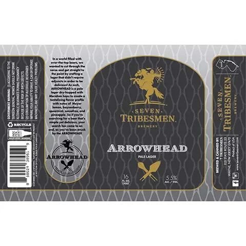 Seven Tribesmen Arrowhead Pale Lager