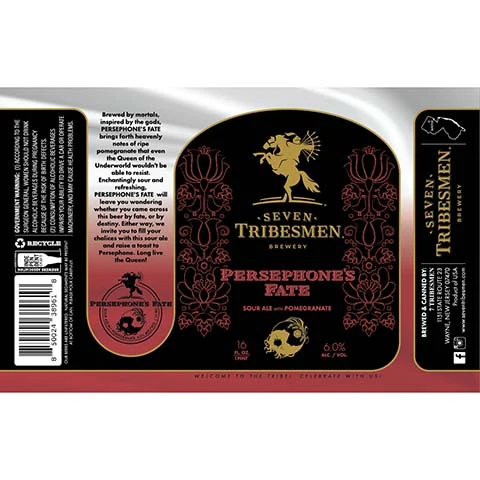 Seven Tribesmen Persephone's Fate Sour Ale