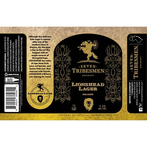 Seven Tribesmen Lionshead Lager