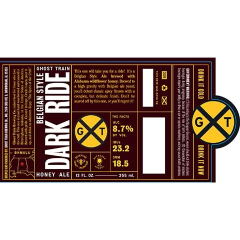 Ghost Train Dark Ride Honey Ale