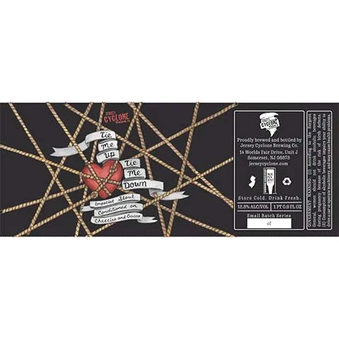 Jersey Cyclone Tie Me Up Tie Me Down Imperial Stout