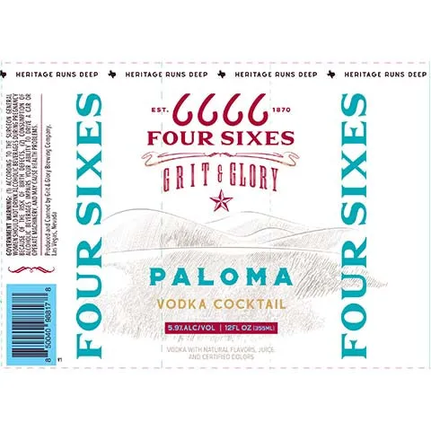 Four Sixes Paloma