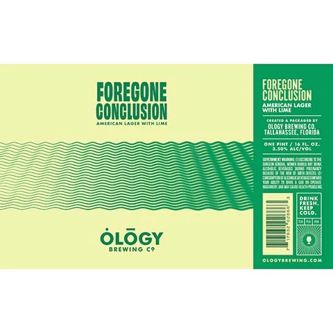 Ology Foregone Conclusion Lager