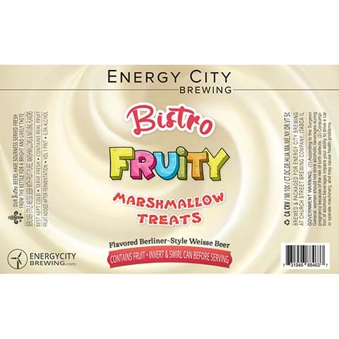 Energy City Bistro Fruity Marshmallow Treats Sour