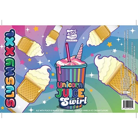 450 North SLUSHY XXL Unicorn Juice Swirl Sour