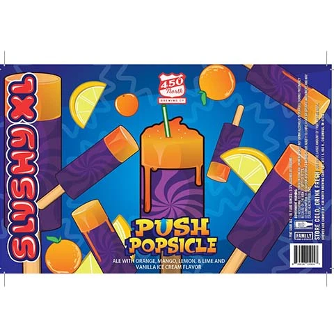 450 North SLUSHY XL Push Popsicle Sour