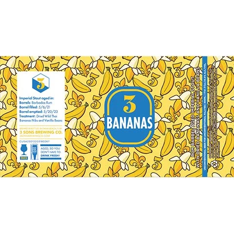 3 Sons 3 Bananas Imperial Stout