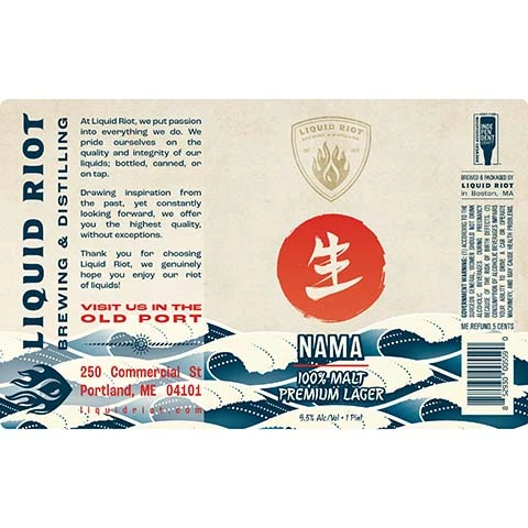 Liquid Riot Nama Lager
