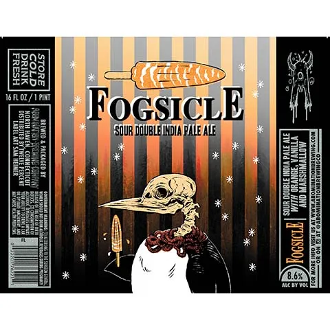 Abomination Fogsicle Sour DIPA (Orange, Vanilla, Marshmallow )