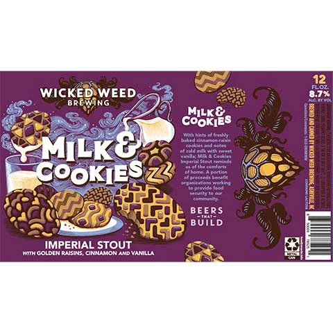Wicked Weed Milk & Cookies Imperial Stout