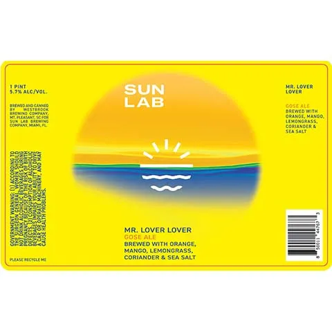 Sun Lab Mr. Lover Lover Gose