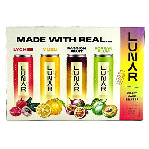 Lunar VARIETY Pack Hard Setlzer