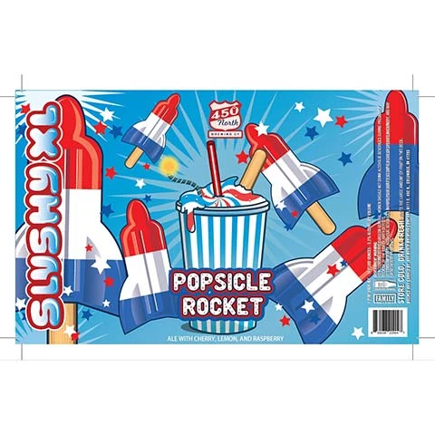 450 North SLUSHY XL Popsicle Rocket Sour
