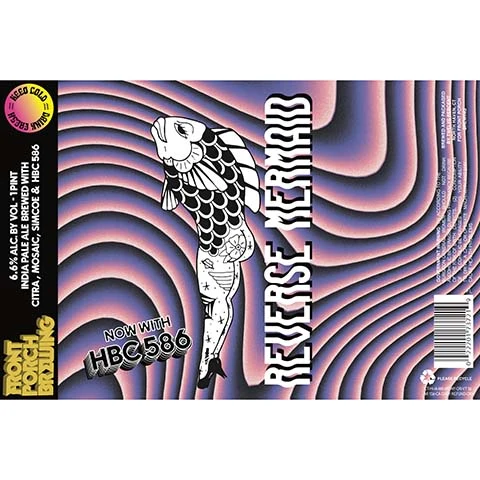 Front Porch Reverse Mermaid IPA (Citra, Mosaic, Simcoe, & HCB 586)
