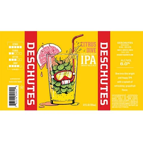 Deschutes Citrus Dive IPA