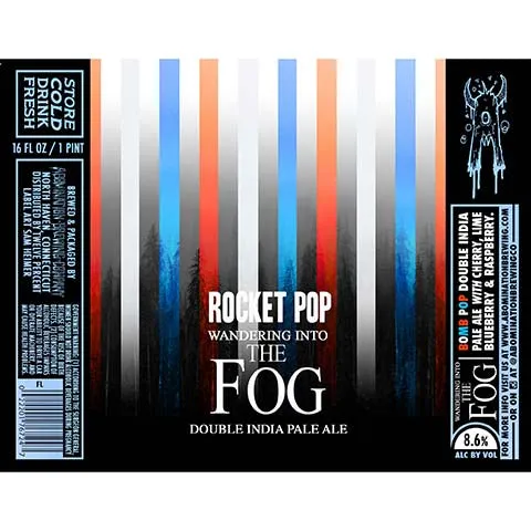 Abomination Rocket Pop Wandering Into The Fog DIPA
