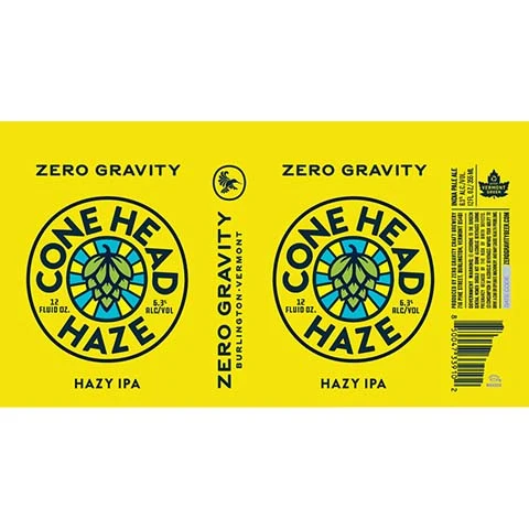 Zero Gravity Cone Head Haze Hazy IPA