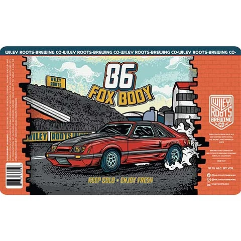 Wiley Roots 86 Fox Body Triple Hazy IPA