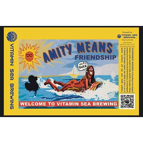 Vitamin Sea Amity Means Friendship IPA