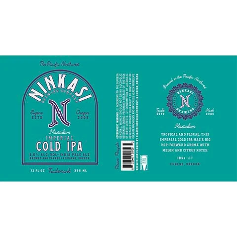 Ninkasi Mastordom Imperial Cold IPA