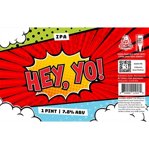 King Fox Hey, Yo! IPA