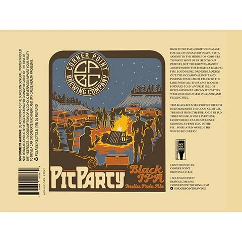 Corner Point Pit Party Black IPA