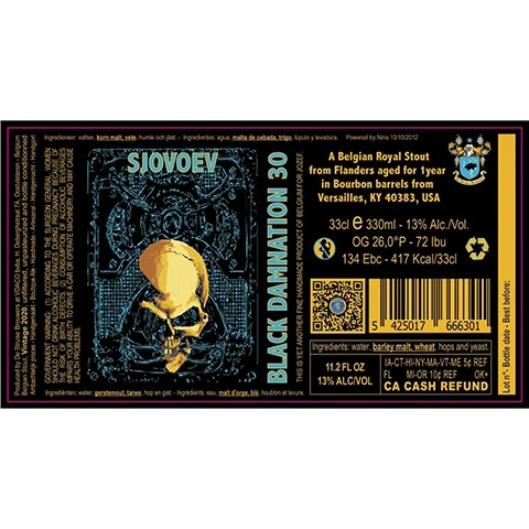 Struise Black Damnation XXX Sjovoev