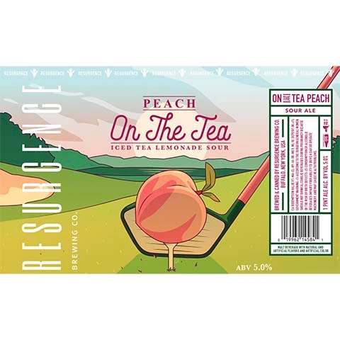 Resurgence Peach On The Tea Iced Tea Lemonade Sour