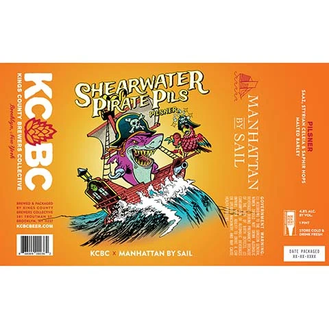 Kings County Brewers Collective Shearwater Pirate Pils