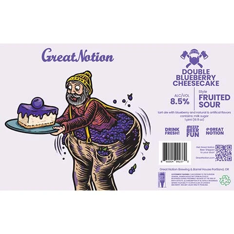 Great Notion Double Blueberry Cheesecake Fruited Sour