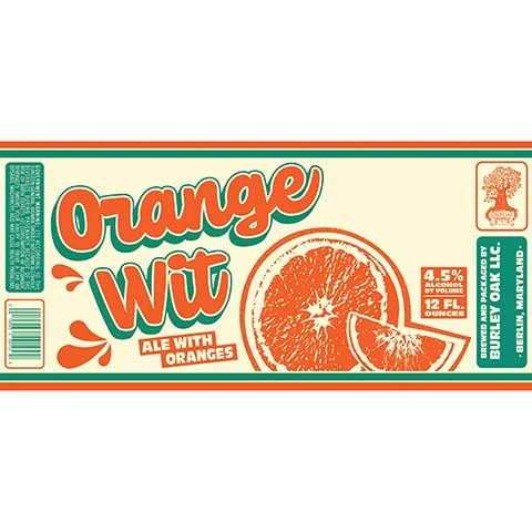 Burley Oak Orange Wit