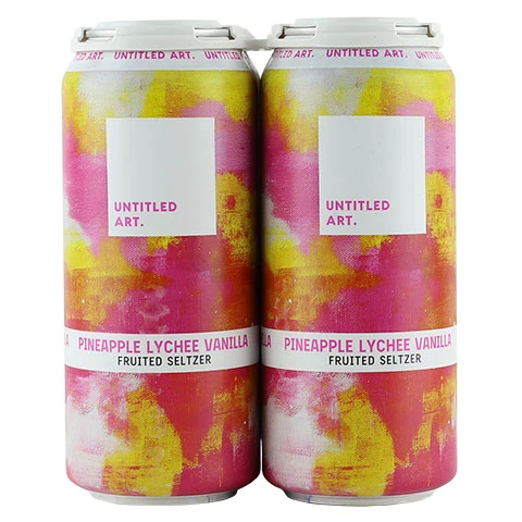 Untitled Art Pineapple Lychee Vanilla Fruited Seltzer