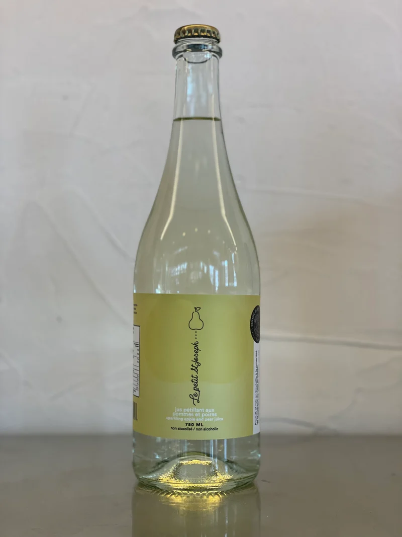 Jus pétillant pomme-poire