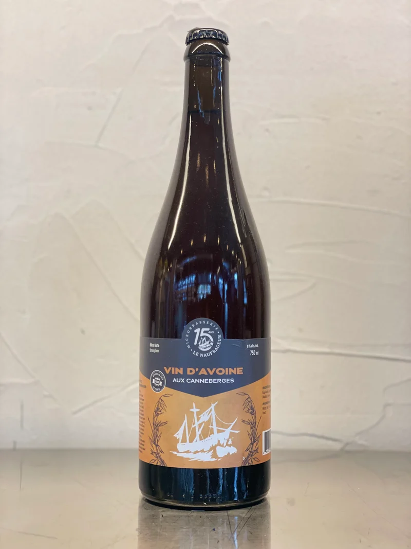 Vin d’avoine aux canneberges