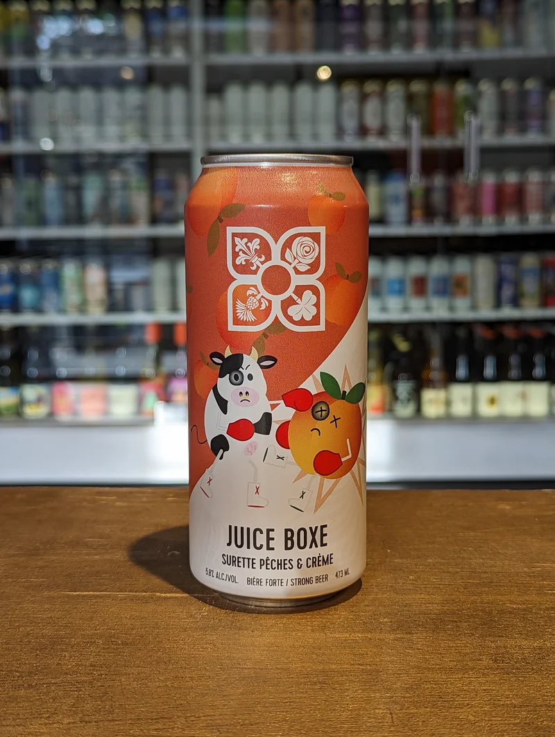 Juice Boxe Pêche et crème