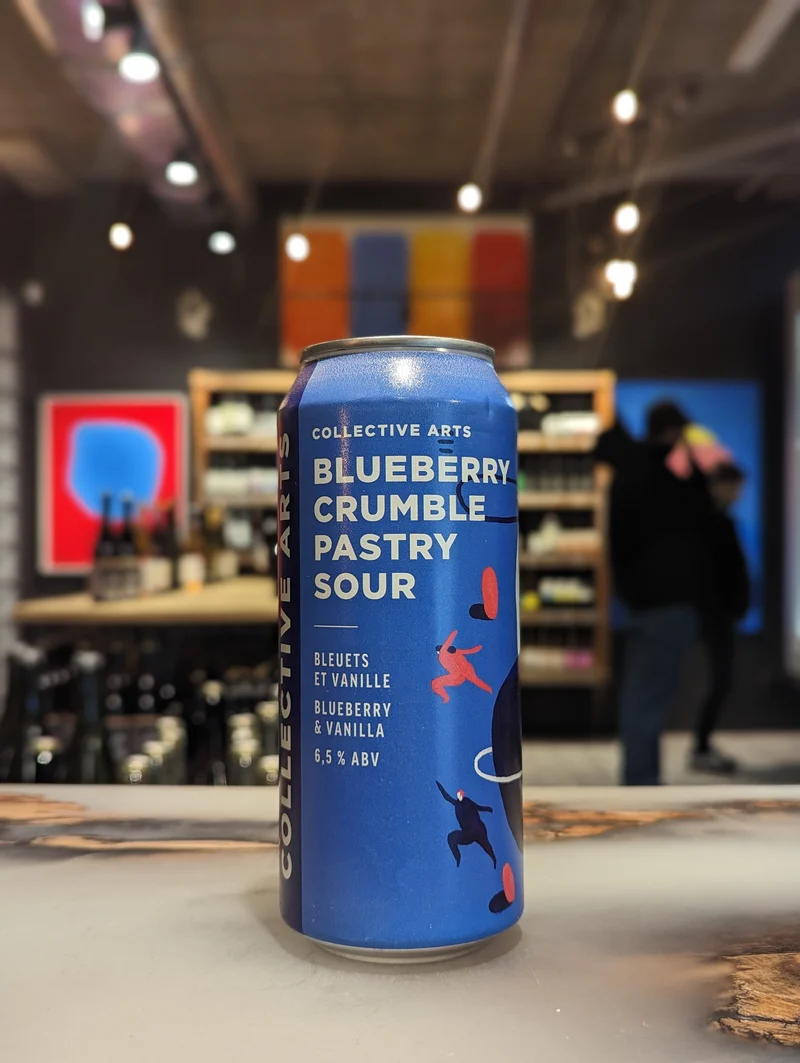 Blueberry Crumble Pastry Sour
