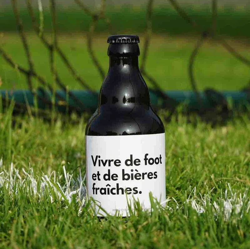 Bière Vivre de foot et de bières fraîches