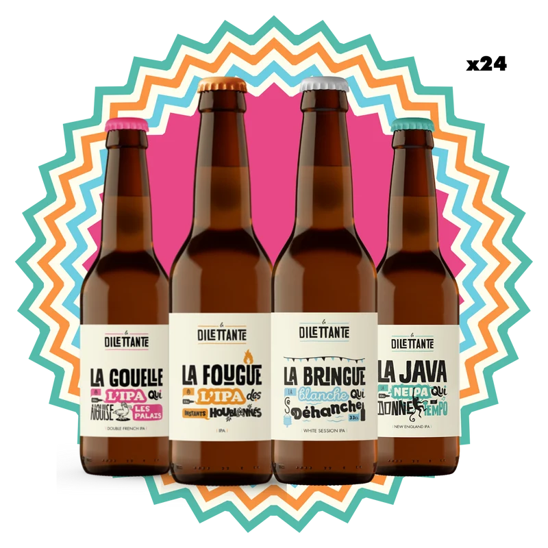 Pack de bières IPA - Brasserie La Dilettante