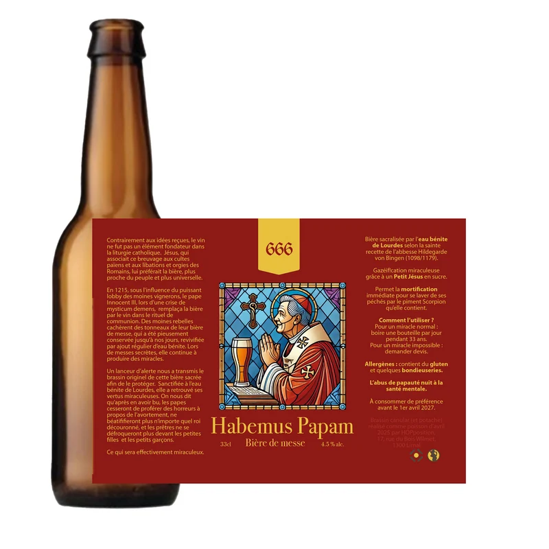 Habemus Papam - Bière de Messe - 4,5%