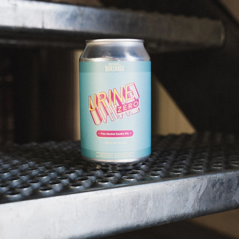 Bière double IPA Urine Zéro Brasserie Borinage
